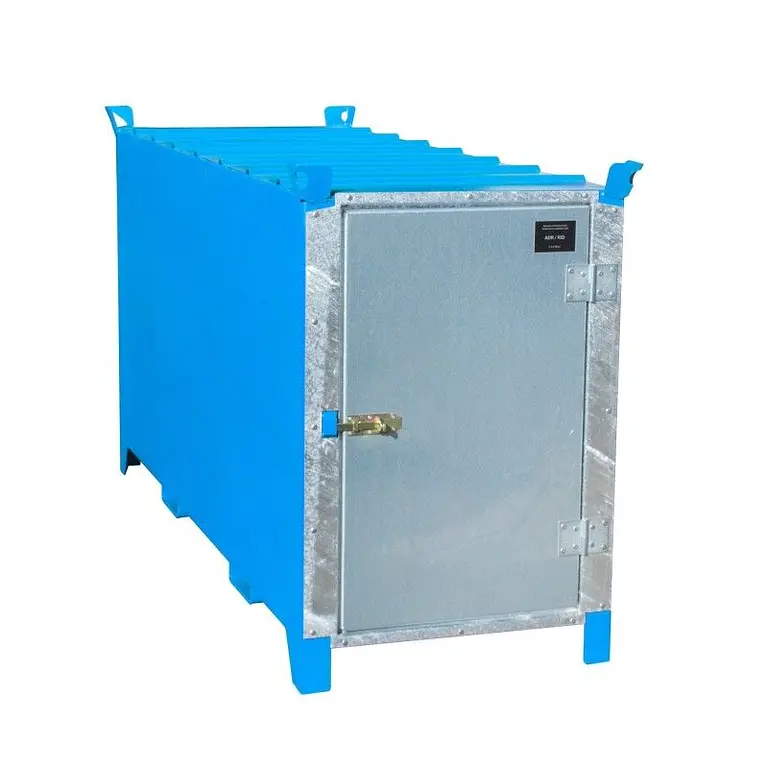 Fluorescent tube box painted light blue
