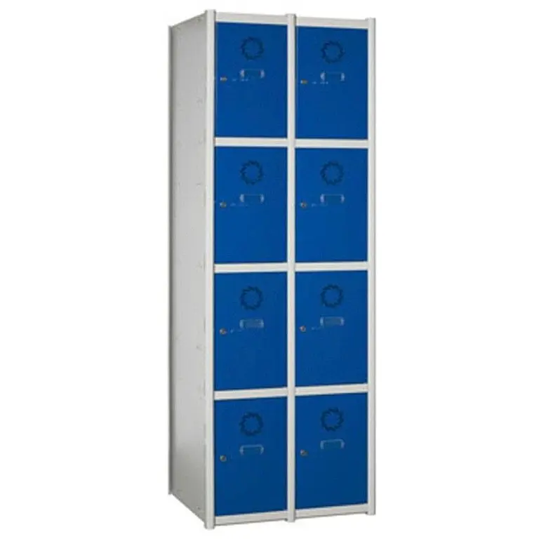 4 door metal locker module
