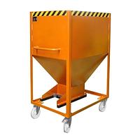 Silo Container, pintado, Amarillo naranja
