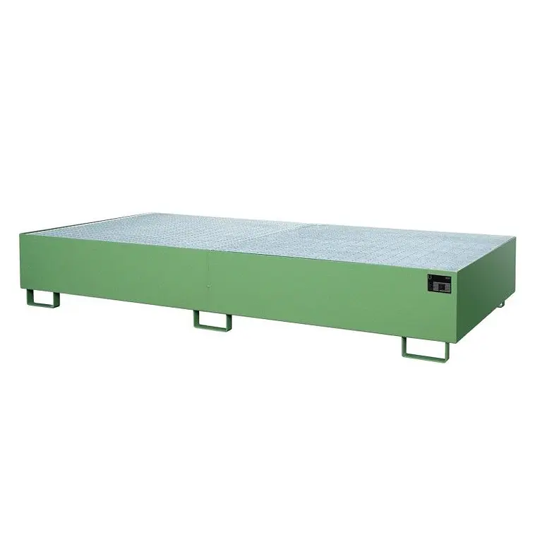 Smooth shelf, painted, green