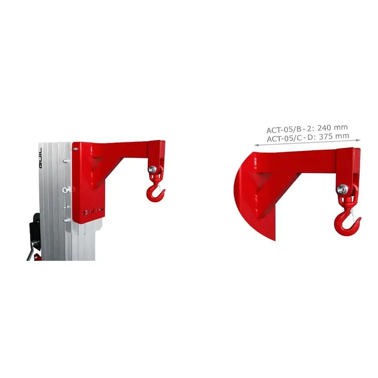 B series lifting hook arm