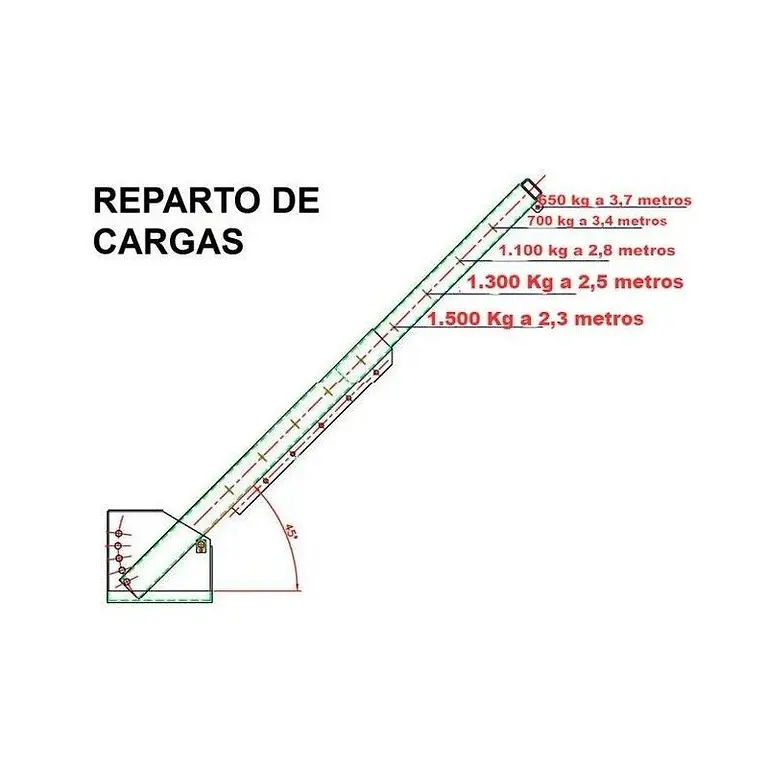Crane 3000kg implementation crane
