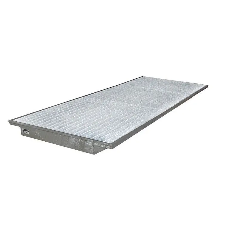 Suspended sink, hot galvanized
