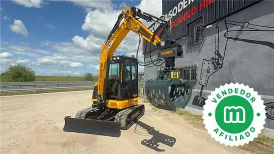Hydraulic demolition grapples for mini excavators