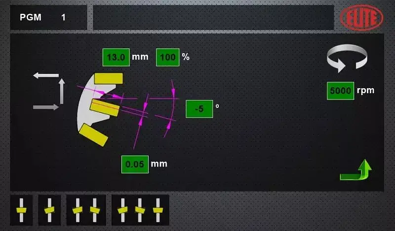 Máquina de afilado de doble rueda Elite AVB 850 para sierras circulares de carburo