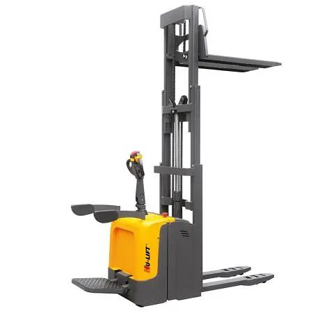 CBD20SR double pallet electric stacker with platform for double pallets