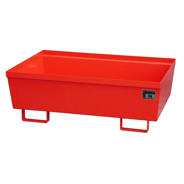 Fire red collector tray