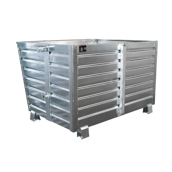 Contenedor apilable de volar galvanizado en caliente
