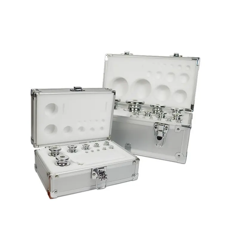 Weights set M2 chrome steel for ballast calibration