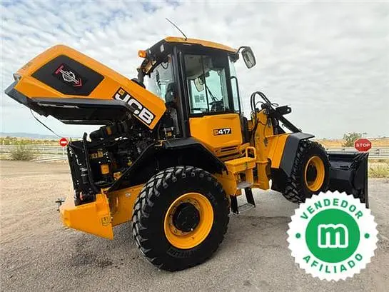 JCB 417 S5 HT wheel loader with high dump bucket