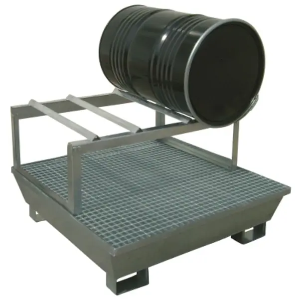 Manupack 2 drum 200l rack for 2 x 200l drums galvanized steel