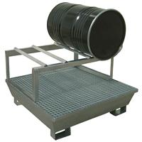 Manupack 2 drum 200l rack for 2 x 200l drums galvanized steel