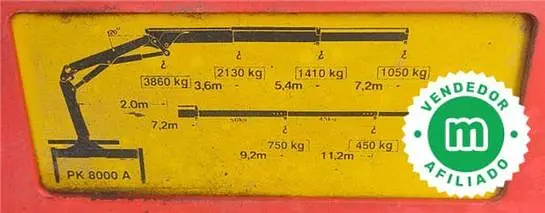 Palfinger 8000A crane truck