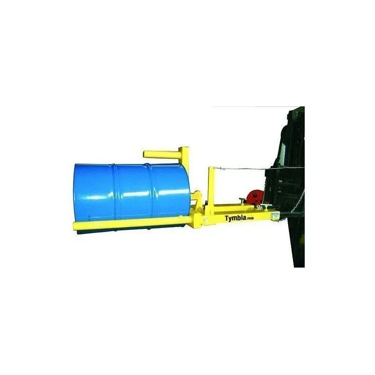 Attachment for loading horizontal-vertical drums