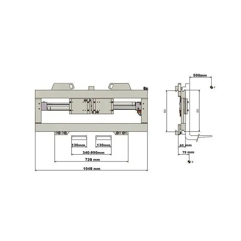 Cascade FEM2A pivoting forks
