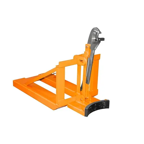 Elevator of drums, painted, Orange yellow