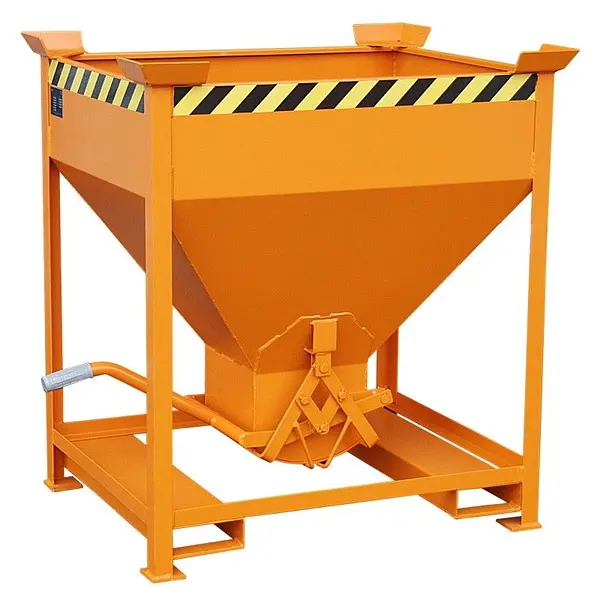 Silo Container, pintado, amarillo naranja