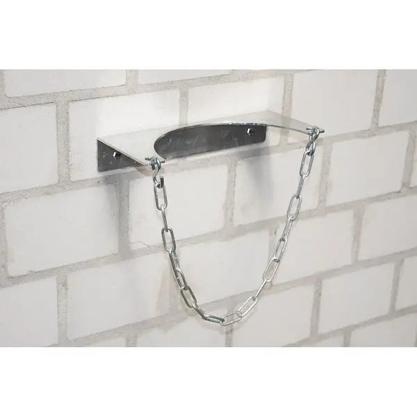 Wall support for gas bottle, hot galvanized