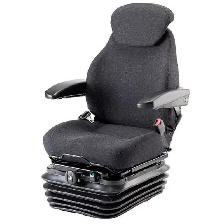 KAB 83 E1 marine seat upholstered in black fabric