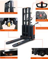 Ride-on electric stacker 1500/2000 kg - NobleLift PSE15/20-CW