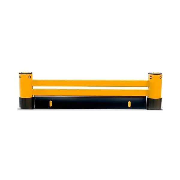 Barrera A-SAFE de 2 rieles para estanterías