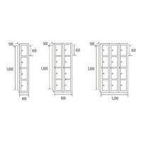 5 door welded locker
