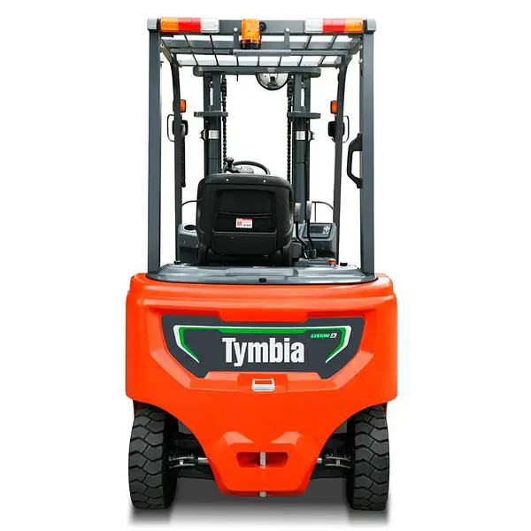 Tymbia 2500kg lithium forklift with triplex mast up to 4800mm