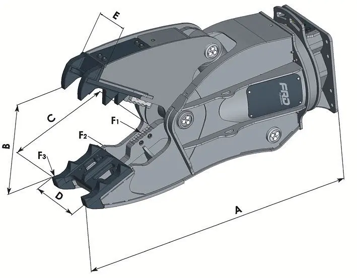 Trituradora de demolición multipropósito FRD VM Series