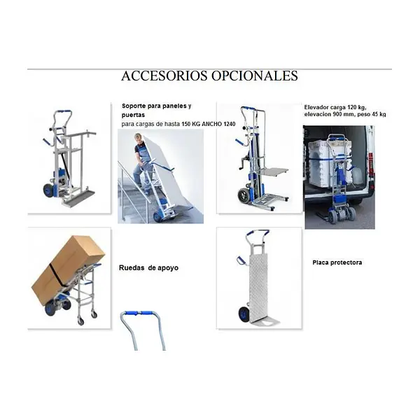 Carro subescaleras 110kg (eléctrico)