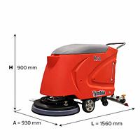 Electric Sink Driver On Self-propelled 50 Liters