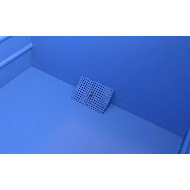 Stackable chip flap painted light blue