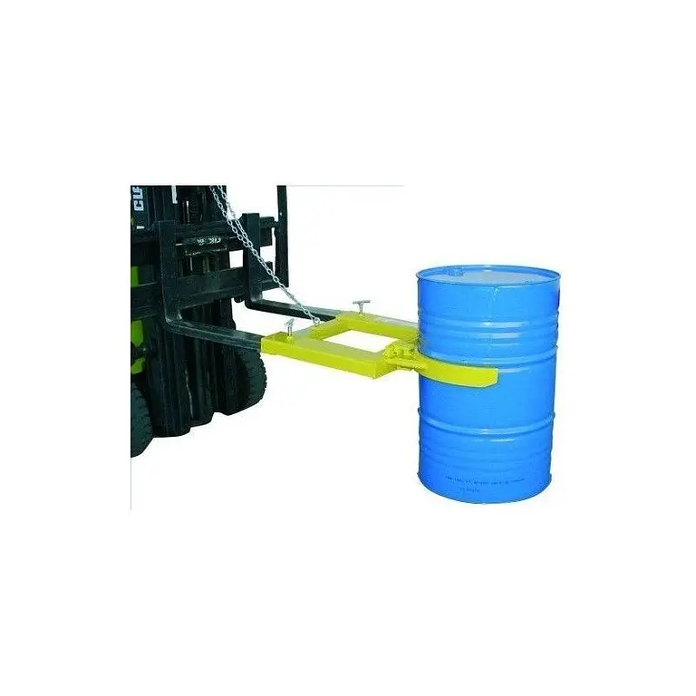 Vertical drum clamp for 200 liters drums