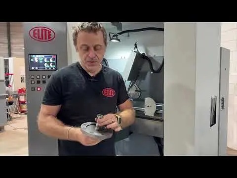 Máquina de afilado y desbaste de acero Elite MVB 750 para sierras circulares de dientes de carburo de tungsteno