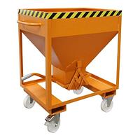 Silo Container, pintado, amarillo naranja