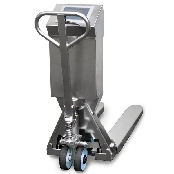 Galvanized weighing pallet truck 2200kg