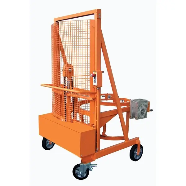 Apilador girador de bidones semi-eléctrico 350kg