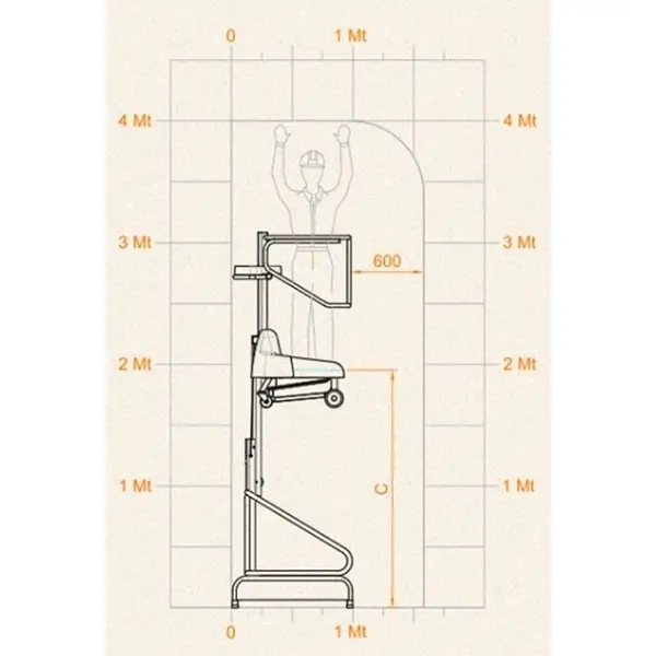 150kg electric lifting platform