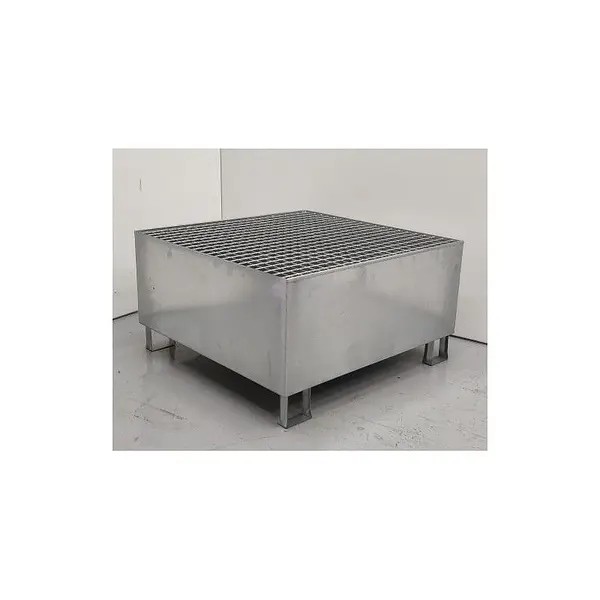 Cubo galvanizado 1 tambor tanque de recolección de líquidos 220 litros