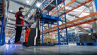 Heavy-Duty Li-ion Stacker with Foldable Platform 1.6T - EP RSL16-PRO