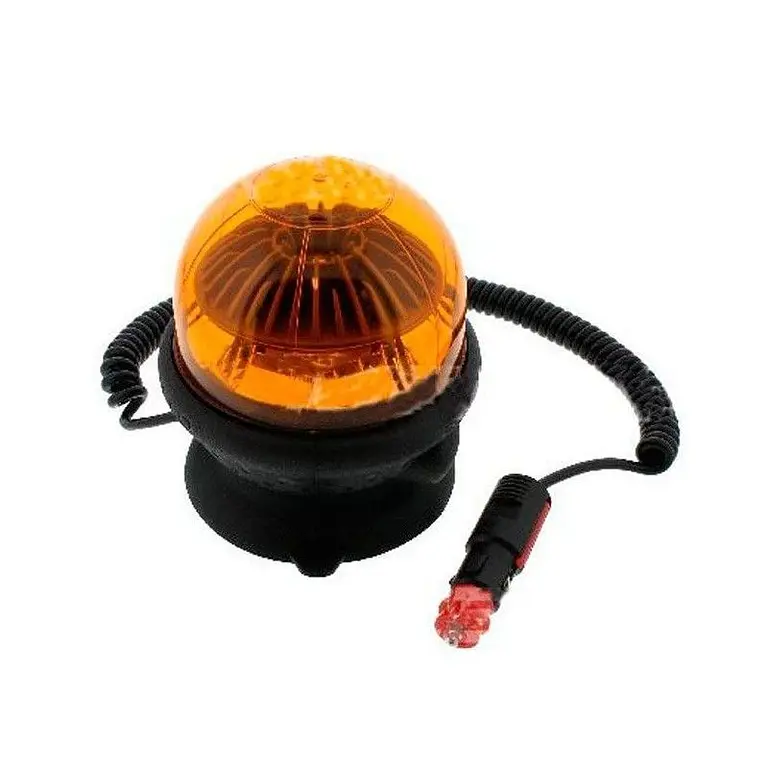 Faro LED giratorio destellante con ventosa magnética