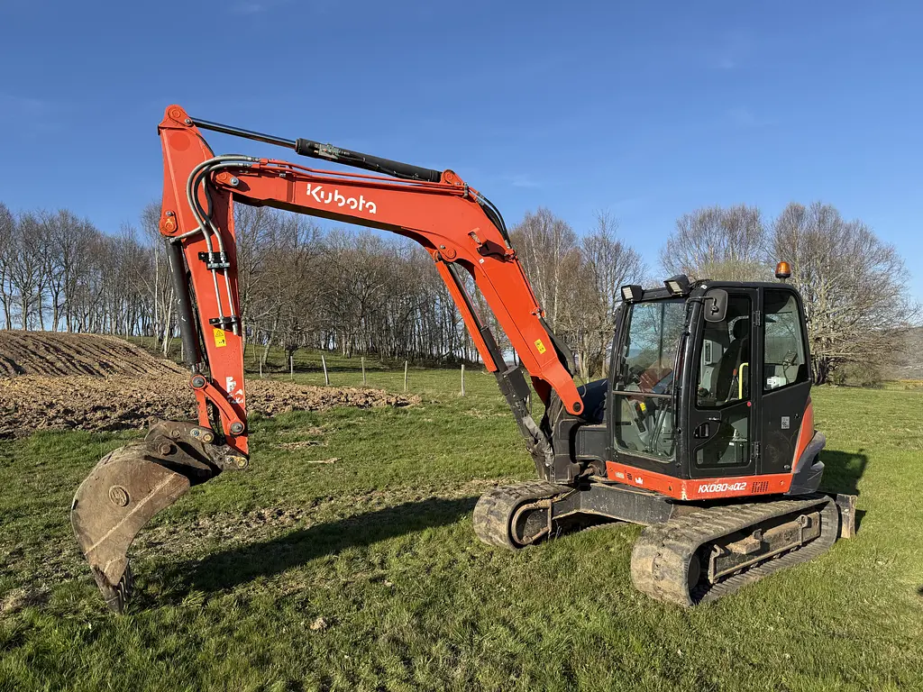 Miniexcavadora Kubota KX080-4