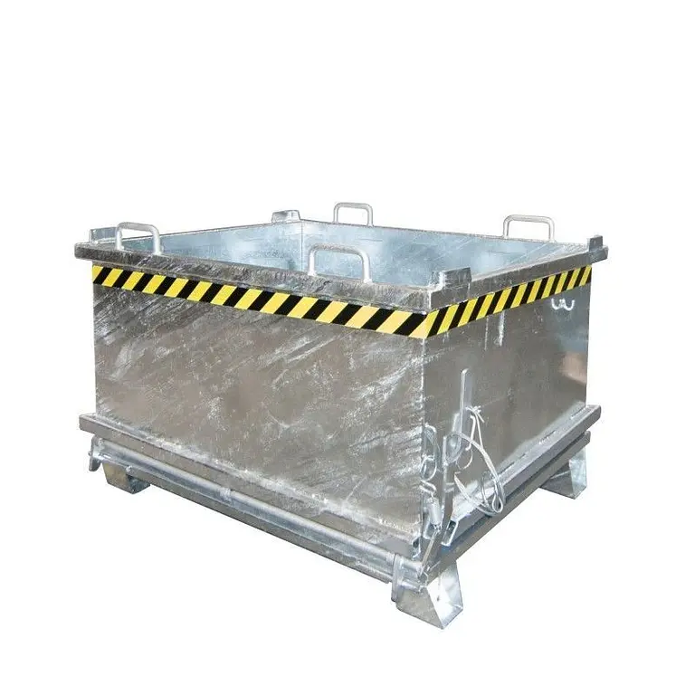 Recipiente con fondo Drop Away, galvanizado en caliente