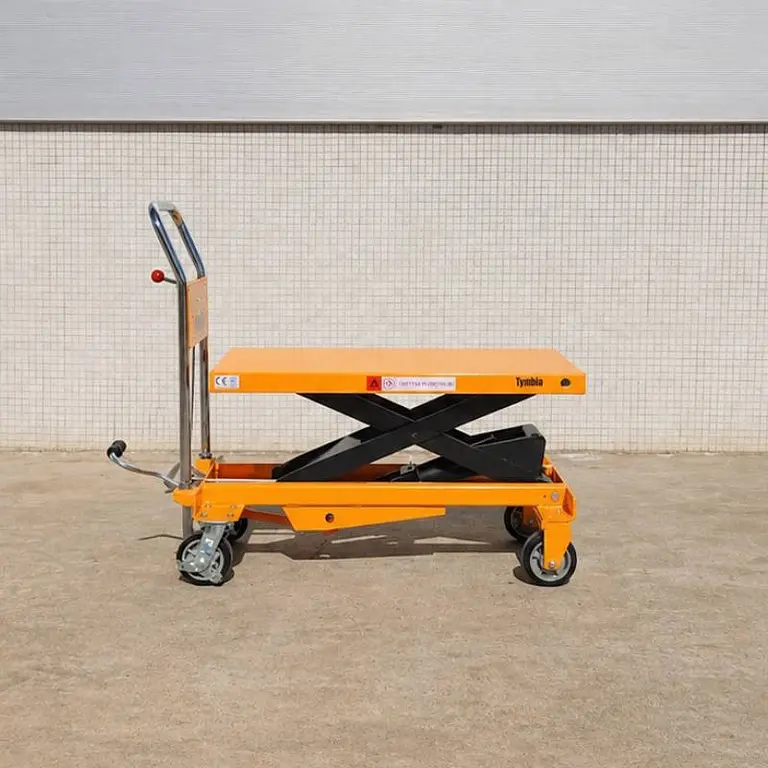Manual scissor lift table 1000kg