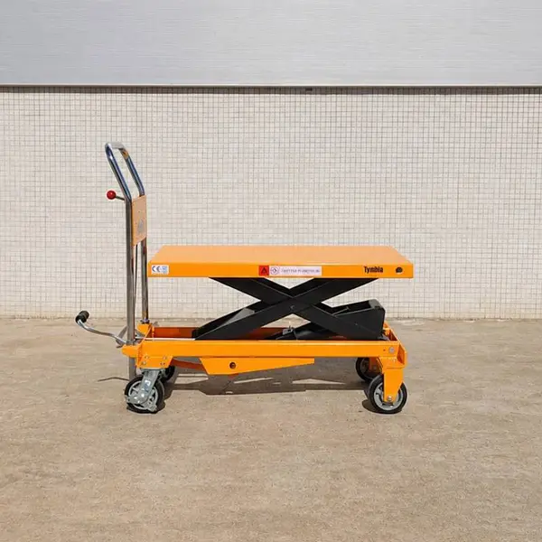 Mesa elevadora manual de tijera 1000kg