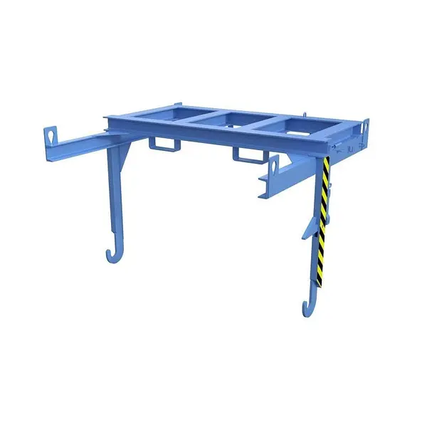 Travesaño para volquetes apilables, pintado, azul claro