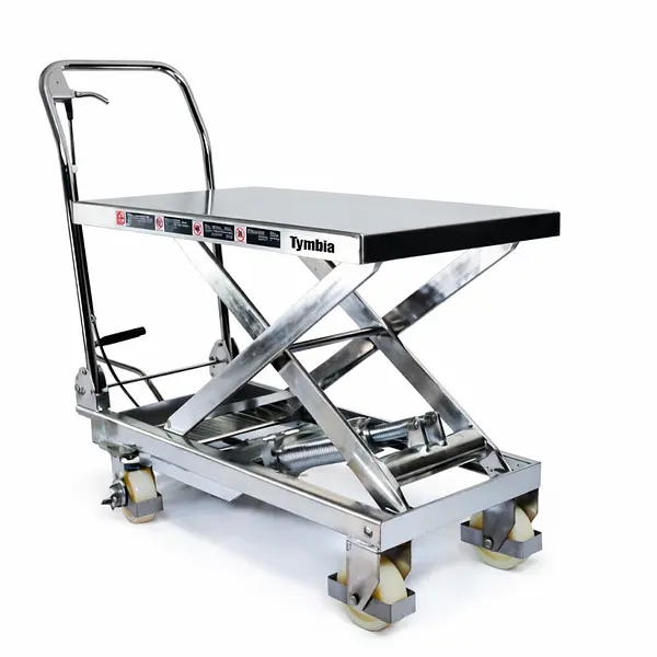 Mesa Elevadora Manual 250kg a 900mm (INOX)
