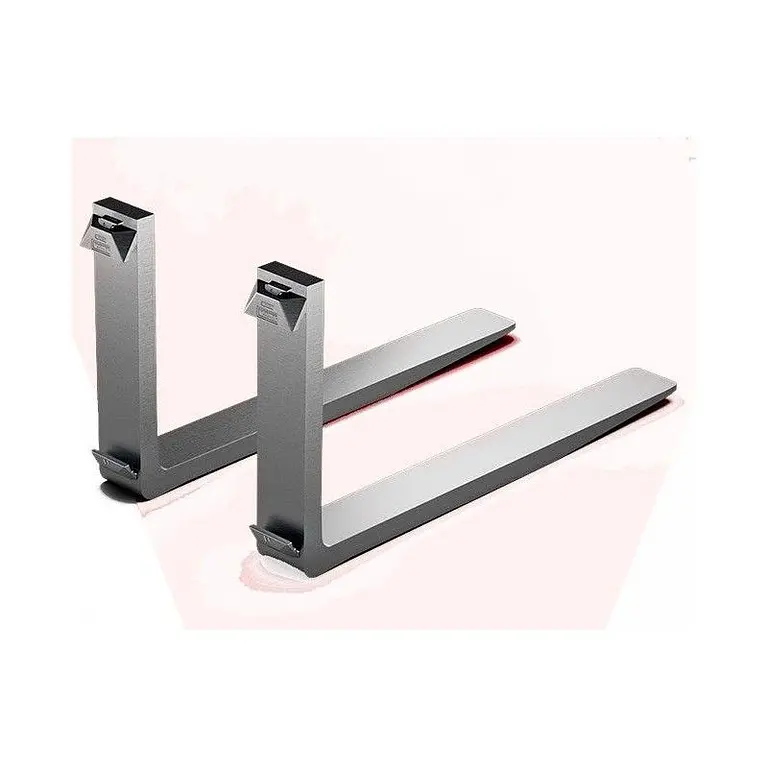 Solid stainless steel wheelbarrow forks