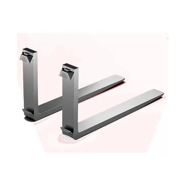 Solid stainless steel wheelbarrow forks
