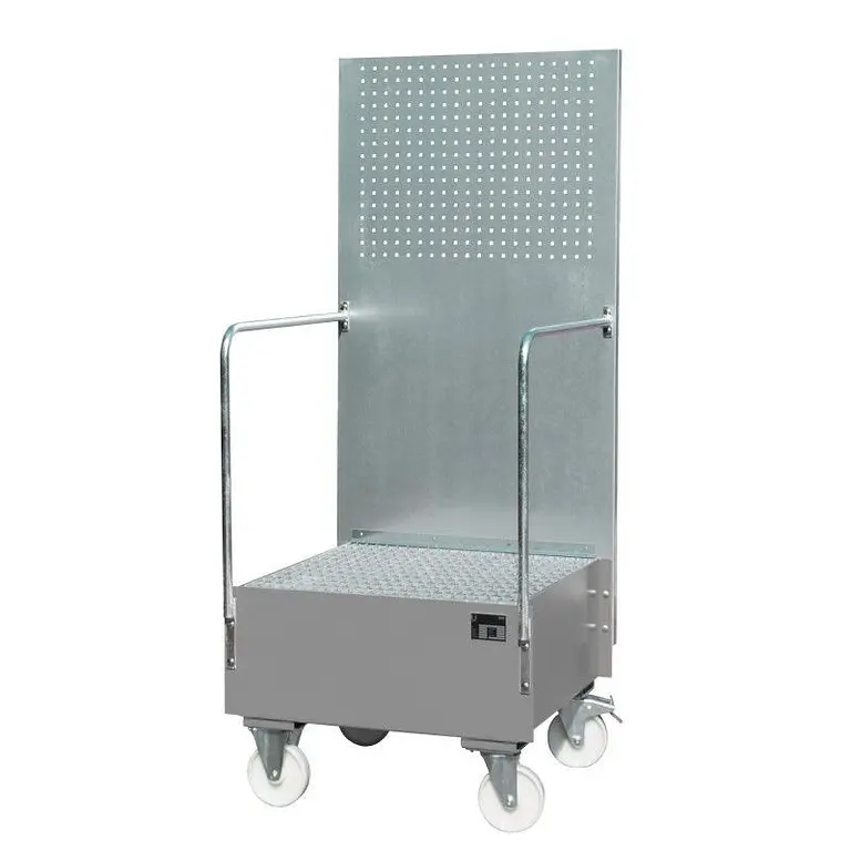 Mobile band with perforated panel, painted, gray mouse