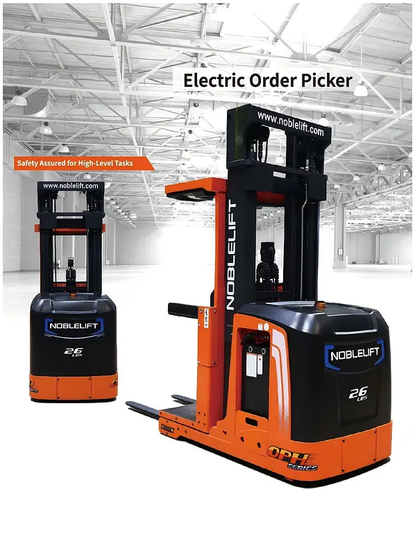 1200 kg high level man up order picker - NobleLift OPH12 /12K